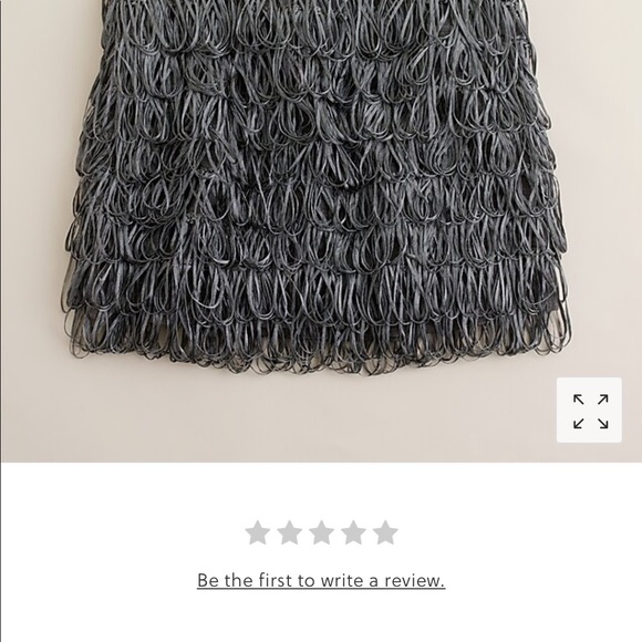Jcrew collection fringe loop mini skirt xs - Picture 7 of 8
